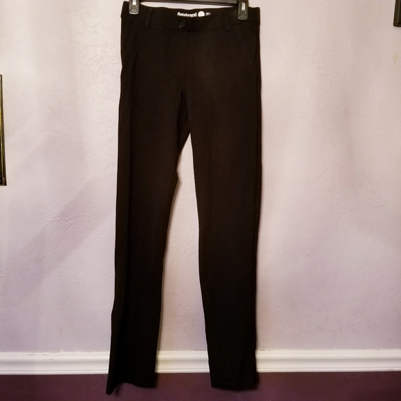 Betabrand Black Straight Leg Classic Dress Pants Yoga Stretch Womens Small - Picture 2 of 5